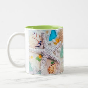 Tasse 2 Couleurs Thème tropical de plage