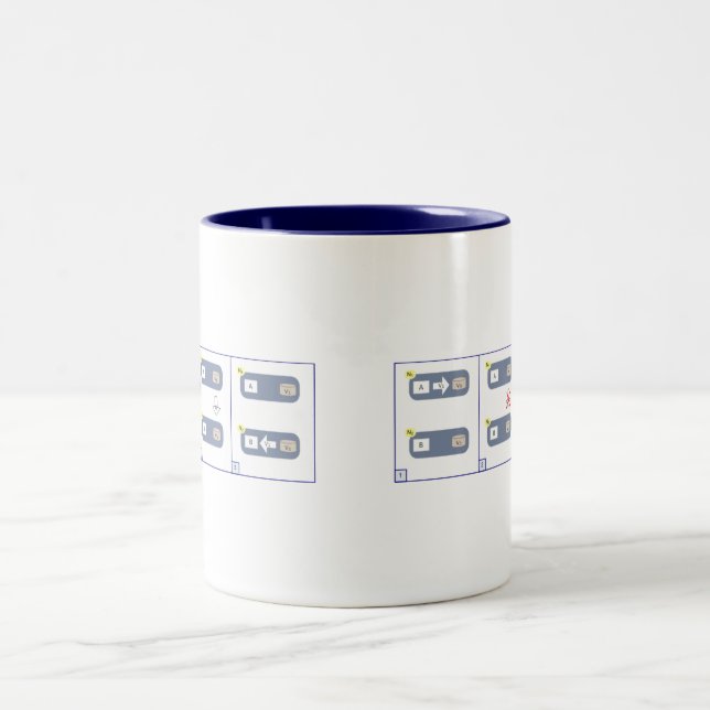 Tasse 2 Couleurs Théorème de PAC (Centre)