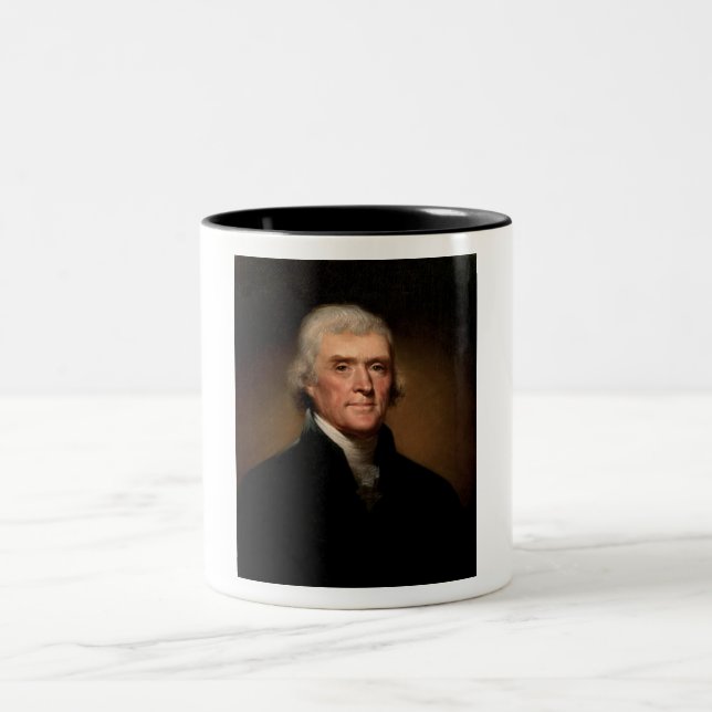 Tasse 2 Couleurs Thomas Jefferson (Centre)