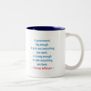 Tasse 2 Couleurs Thomas Jefferson #1