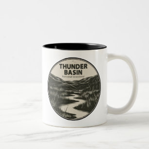 Tasse 2 Couleurs Thunder Basin National Grassland Wyoming Stream