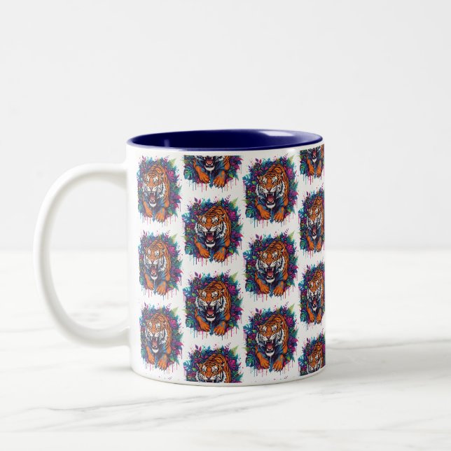 Tasse 2 Couleurs Tigre (Gauche)