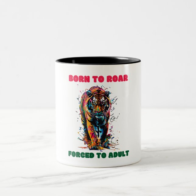 Tasse 2 Couleurs Tigre (Centre)