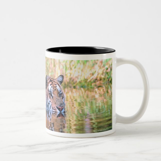 Tasse 2 Couleurs Tigre dans le lac (Droit)