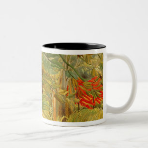 Tasse 2 Couleurs Tigre dans une tempête tropicale 1891