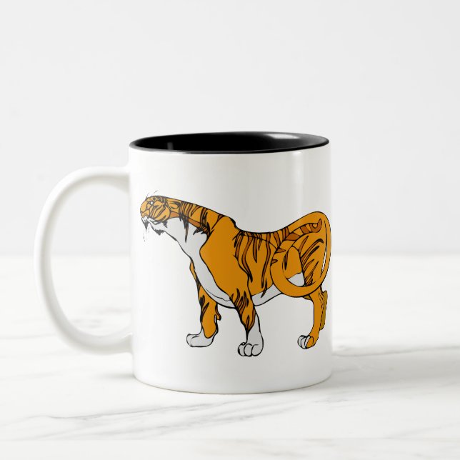 Tasse 2 Couleurs Tigre du Bengale (Gauche)