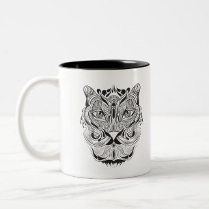 Tasse 2 Couleurs Tigre graphique