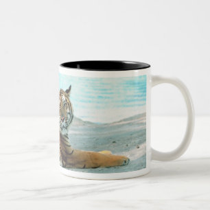 Tasse 2 Couleurs Tigre par la rivière