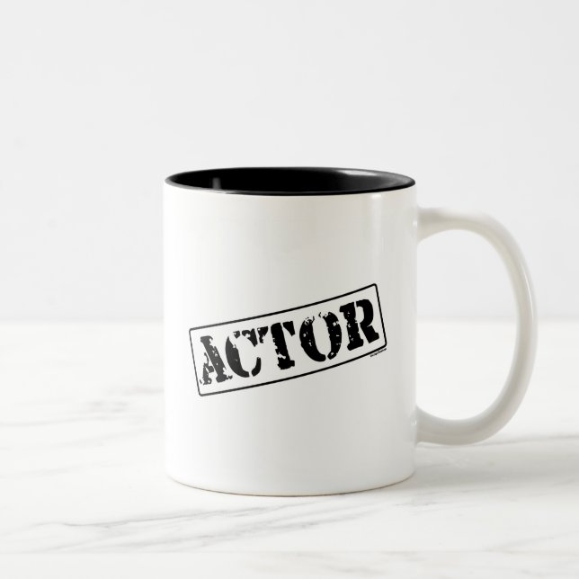 Tasse 2 Couleurs Timbre d'acteur (Droit)