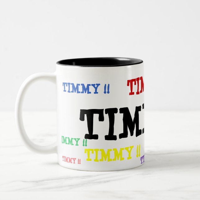 TASSE 2 COULEURS TIMMY !!, TIMMY !!, TIMMY !!, TIMMY !!, TIMMY !! (Gauche)