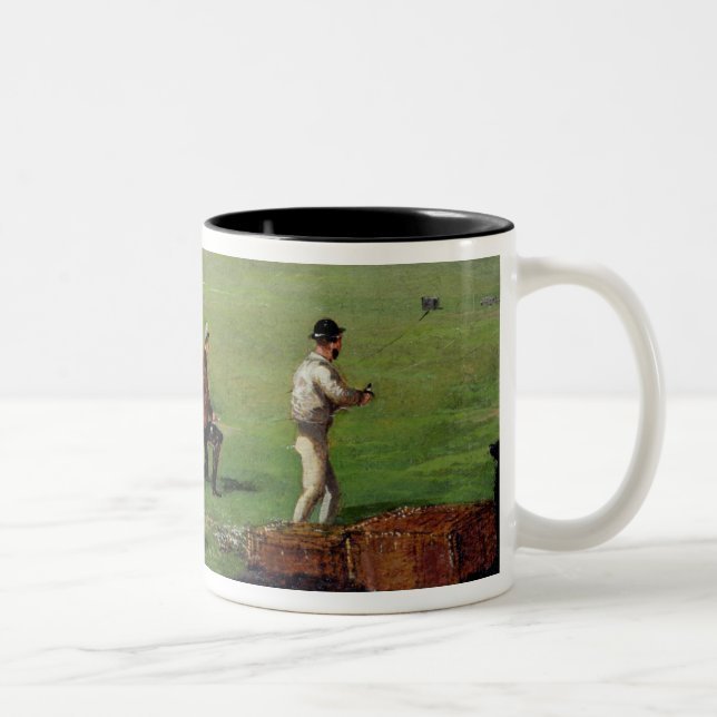 Tasse 2 Couleurs Tir (huile sur le papier) (Droit)