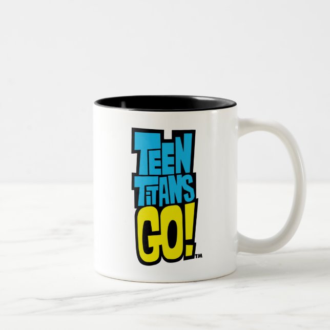 Tasse 2 Couleurs Titans Ados, partez ! | Logo (Droit)