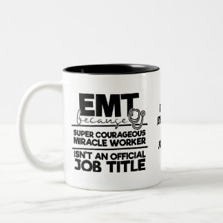 Tasse 2 Couleurs Titre du travail EMT