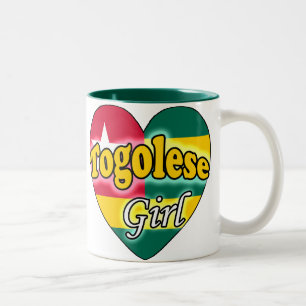 Tasse 2 Couleurs Togolaise