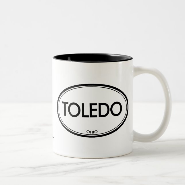 Tasse 2 Couleurs Toledo, Ohio (Droit)