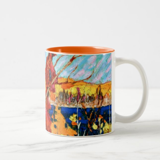 Tasse 2 Couleurs Tom Thomson - Feuillage d'automne (Droit)