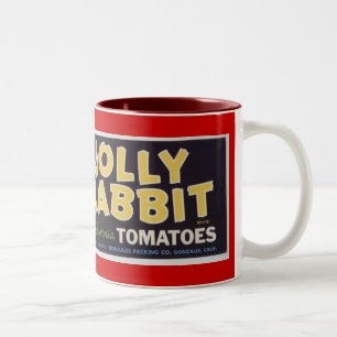 Tasse 2 Couleurs Tomates gaies de lapin