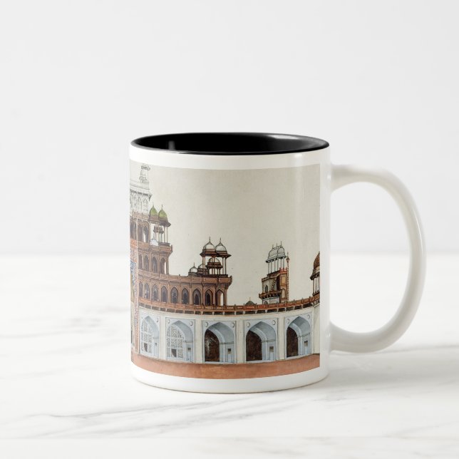 Tasse 2 Couleurs Tombe de l'empereur Akbur chez Secundra (Droit)