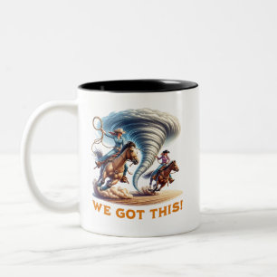 Tasse 2 Couleurs Tornade Des Filles À Couteaux "Nous Avons Compris 