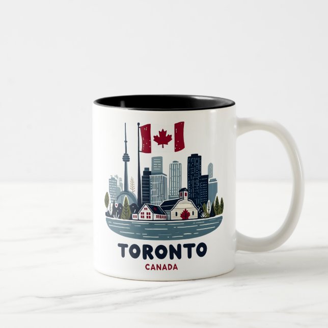 Tasse 2 Couleurs Toronto (Droit)