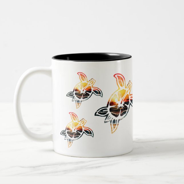 Tasse 2 Couleurs Tortue (Gauche)