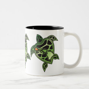 Tasse 2 Couleurs Tortue des îles Hawaii