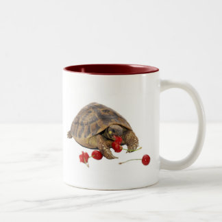 Tasse 2 Couleurs Tortue et fraises de Hermann