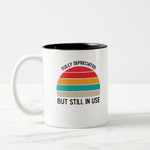 Tasse 2 Couleurs Totalement amorti mais toujours en usage