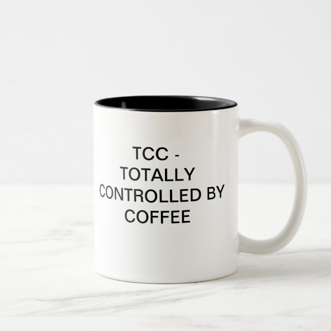 TASSE 2 COULEURS TOTALEMENT COMMANDÉ PAR LE CAFÉ (Droit)