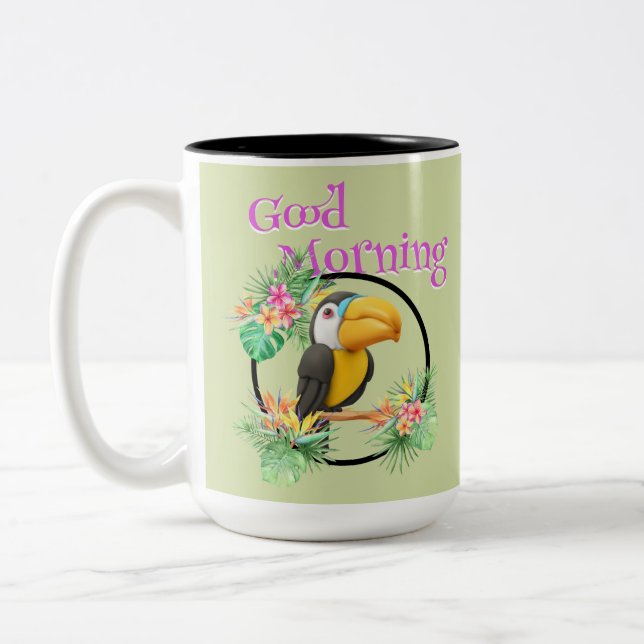 Tasse 2 Couleurs Toucan Good Morning (Gauche)