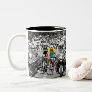 Tasse 2 Couleurs Tour de France Jaune Jersey Peloton Course cyclist