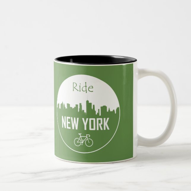 Tasse 2 Couleurs Tour New York (Droit)
