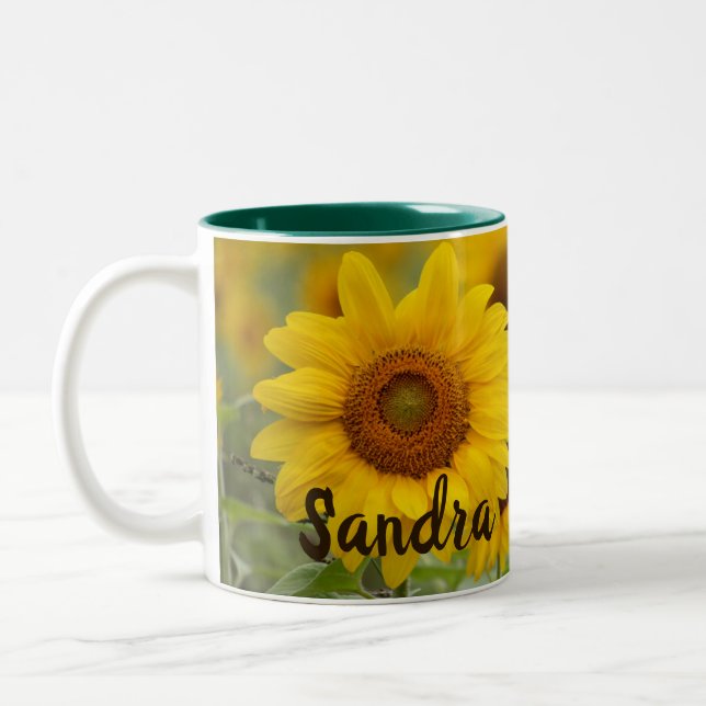 Tasse 2 Couleurs Tournesol botanique  (Gauche)