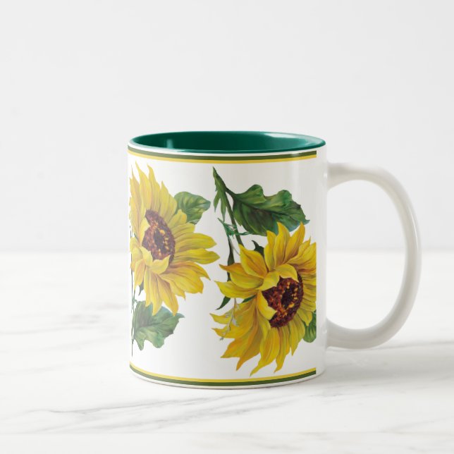 Tasse 2 Couleurs Tournesol doré (Droit)