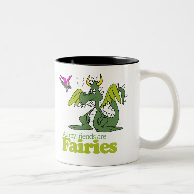 Tasse 2 Couleurs Tous mes amis sont des fées (Droit)