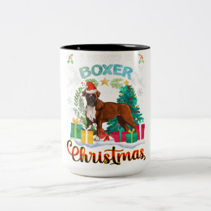 Tasse 2 Couleurs Tout ce que je veux une boîte Noël Joyeux cadeau d