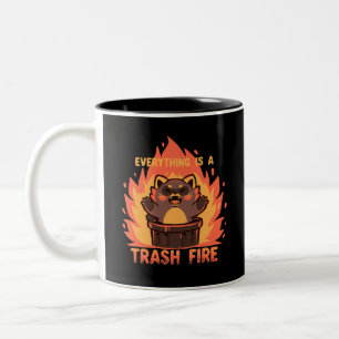 Tasse 2 Couleurs Tout est un feu d'ordures