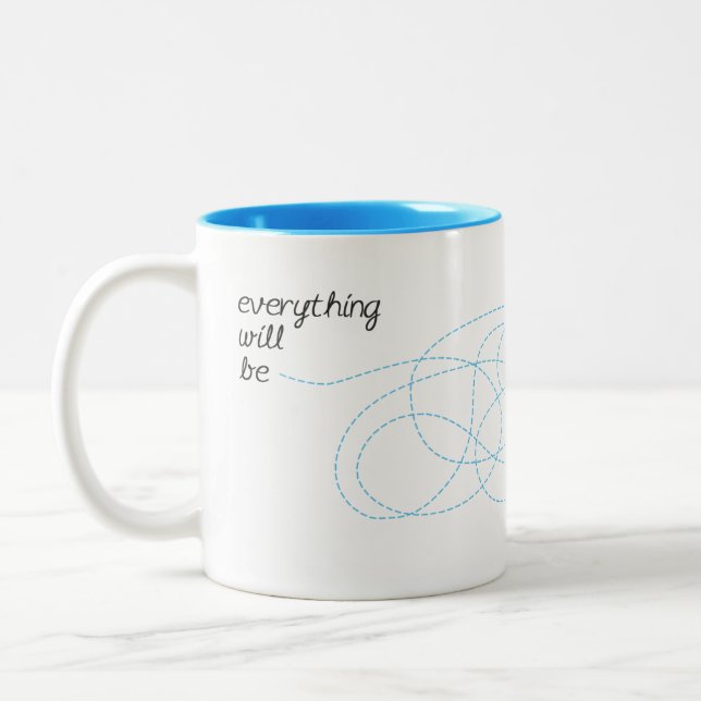 Tasse 2 Couleurs Tout sera CORRECT (Gauche)