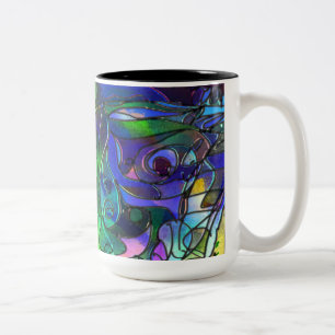 Tasse 2 Couleurs Toutes les couleurs avec des persiennes et des lig
