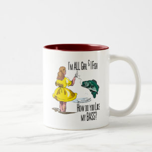 Tasse 2 Couleurs Toutes les maillots de pêche pour filles