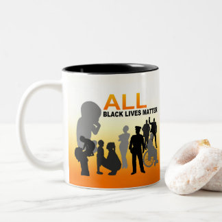 Tasse 2 Couleurs Toutes les vies noires comptent