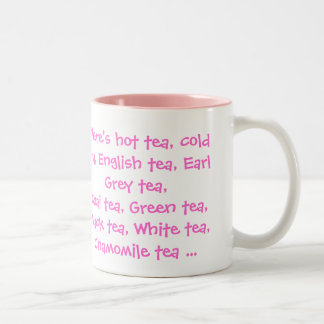 Tasse 2 Couleurs Toutes sortes de thé