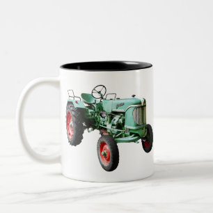 Tasse 2 Couleurs Tracteur vintage