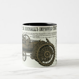 TASSE 2 COULEURS TRACTION DES MOTEURS À VAPEUR EXPLOITATION FERME D