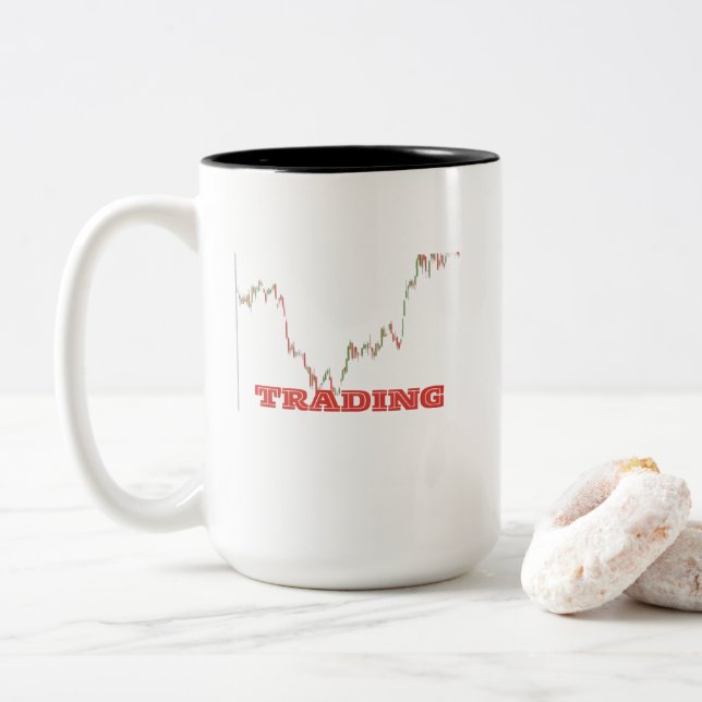 TASSE 2 COULEURS TRADING  (Avec donut)