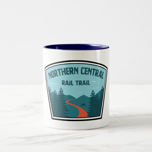 Tasse 2 Couleurs Trail du centre-nord (Centre)