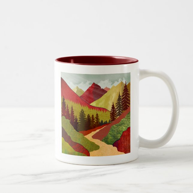 Tasse 2 Couleurs Trail Vers Le Ciel (Droit)