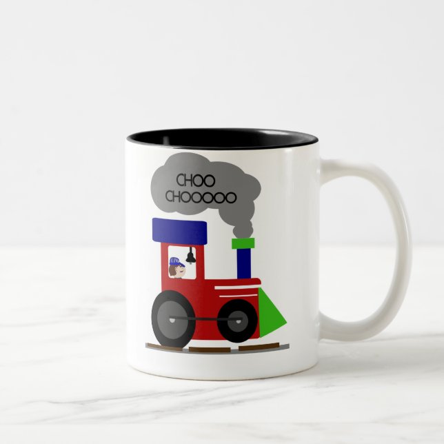 Tasse 2 Couleurs Train de Choo Choo (Droit)