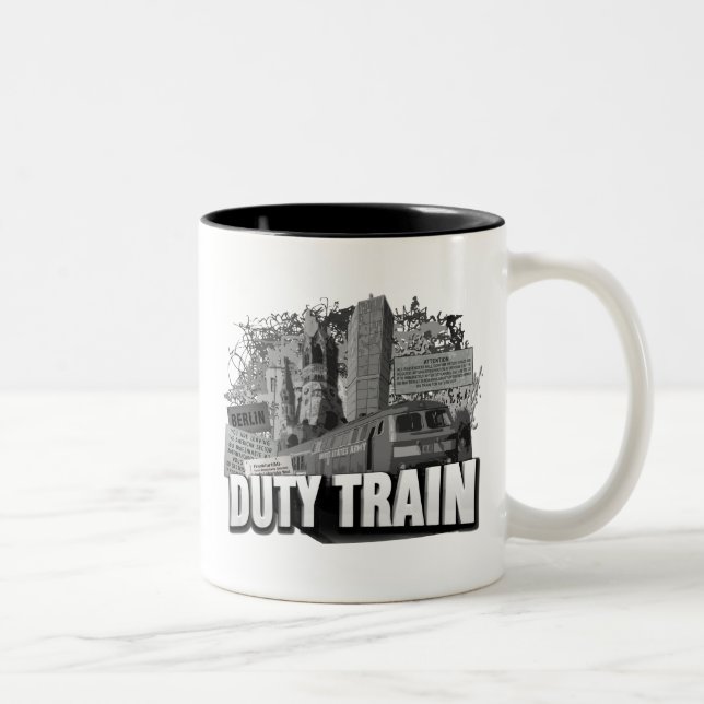 Tasse 2 Couleurs Train de devoir de Berlin (Droit)