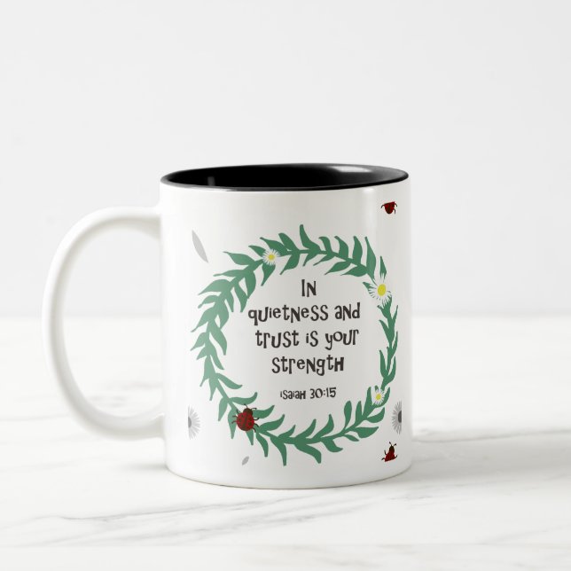 Tasse 2 Couleurs Tranquillité et confiance (Gauche)